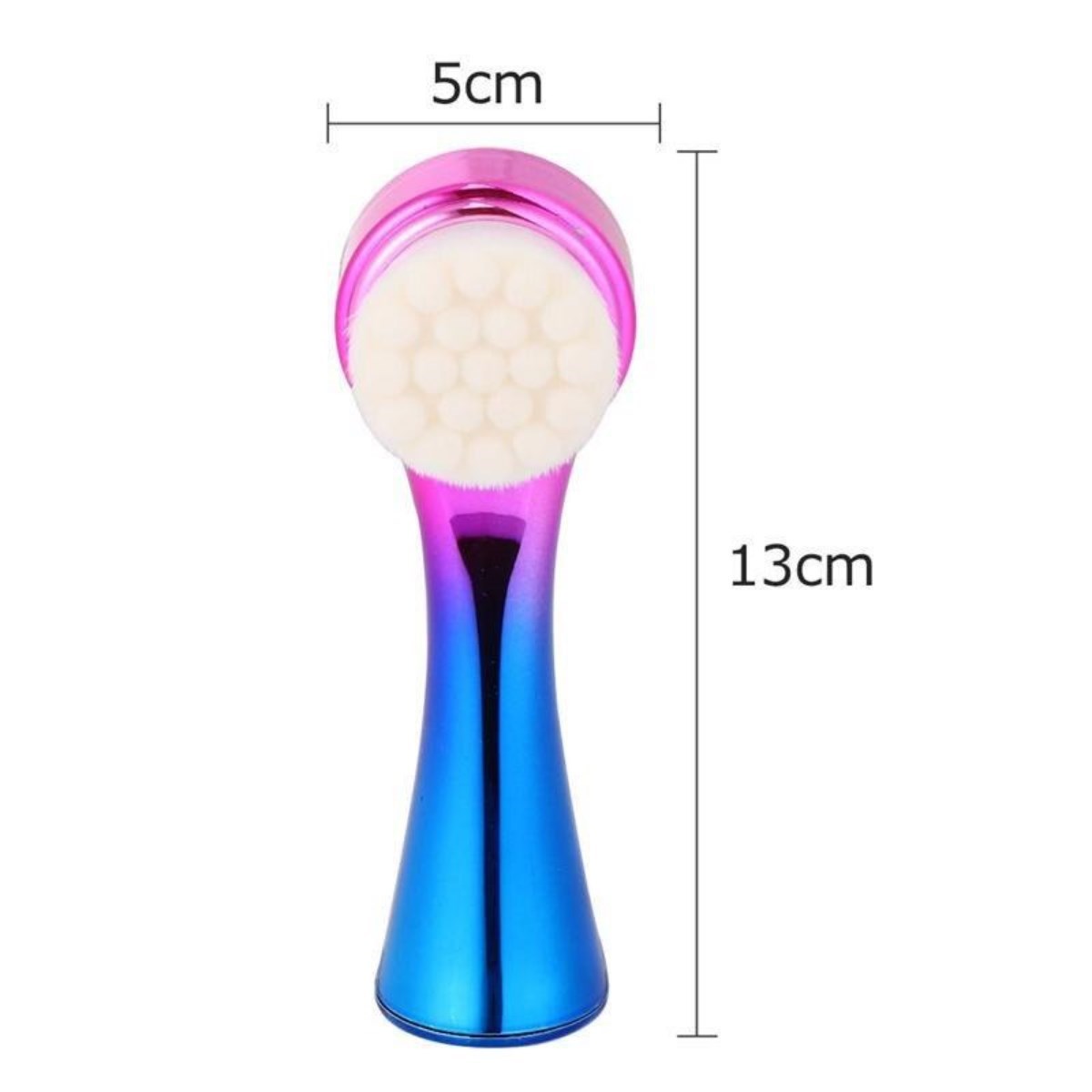Dual-Function Colored Facial Cleansing Brush with Peeling & Massage #5