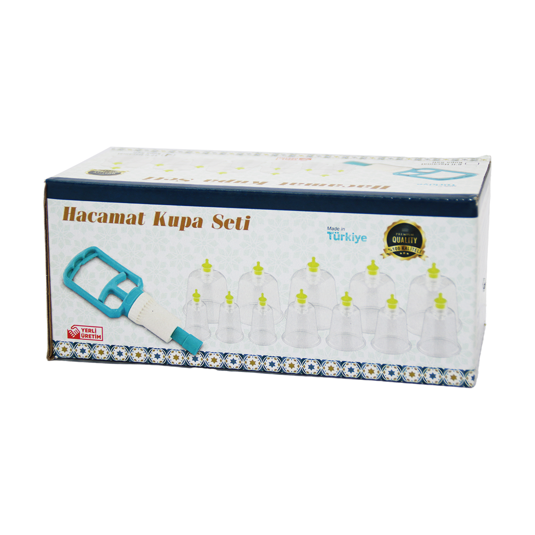 12 PARÇA  HACAMAT KUPA MASAJ SETİ (5563)