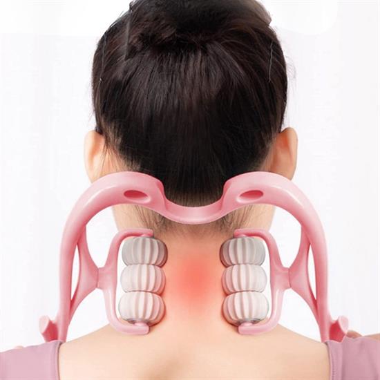 Çok Fonksiyonlu Manuel Altı Tekerlekli Boyun Masaj Aleti (55