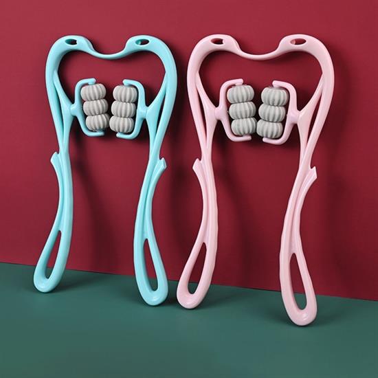 Çok Fonksiyonlu Manuel Altı Tekerlekli Boyun Masaj Aleti (5563) #2