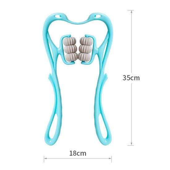 Çok Fonksiyonlu Manuel Altı Tekerlekli Boyun Masaj Aleti (5563) #4