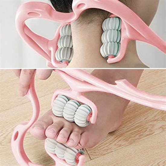 Çok Fonksiyonlu Manuel Altı Tekerlekli Boyun Masaj Aleti (5563) #5