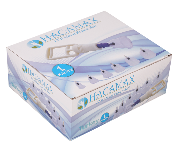 Hacamat Kupası 12’li Çekme Seti Vakumlu Masaj Aleti (5563) #4