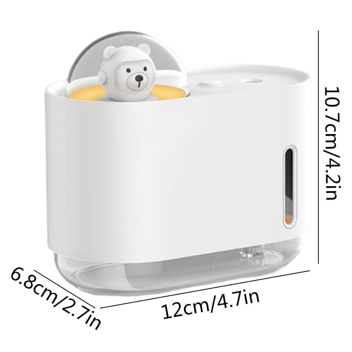 Space Bear 300 ML USB Air Humidifier – LED Light Desktop Steam Machine #4