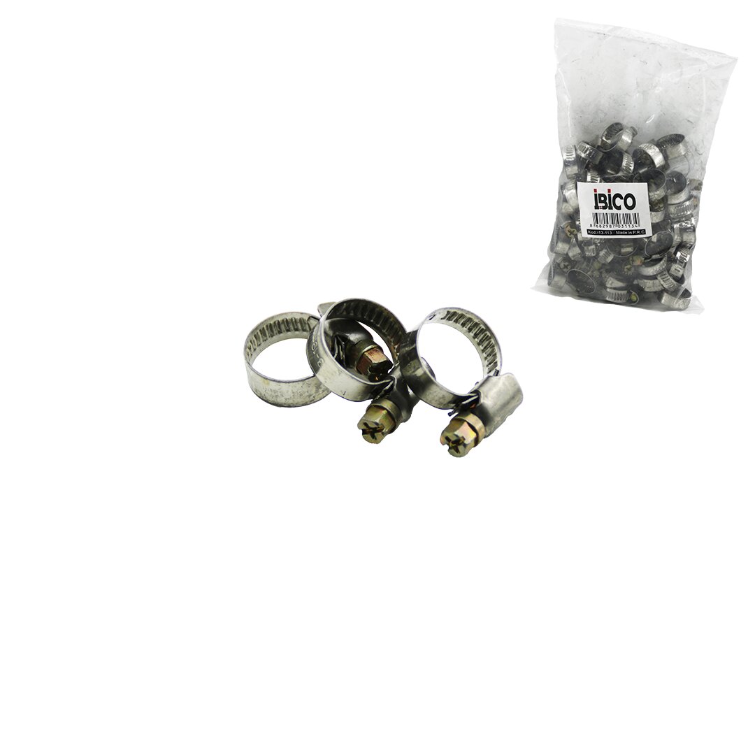 50 Pcs 13-19MM Metal Hose Clamp Torque Adjusted - Adjustable