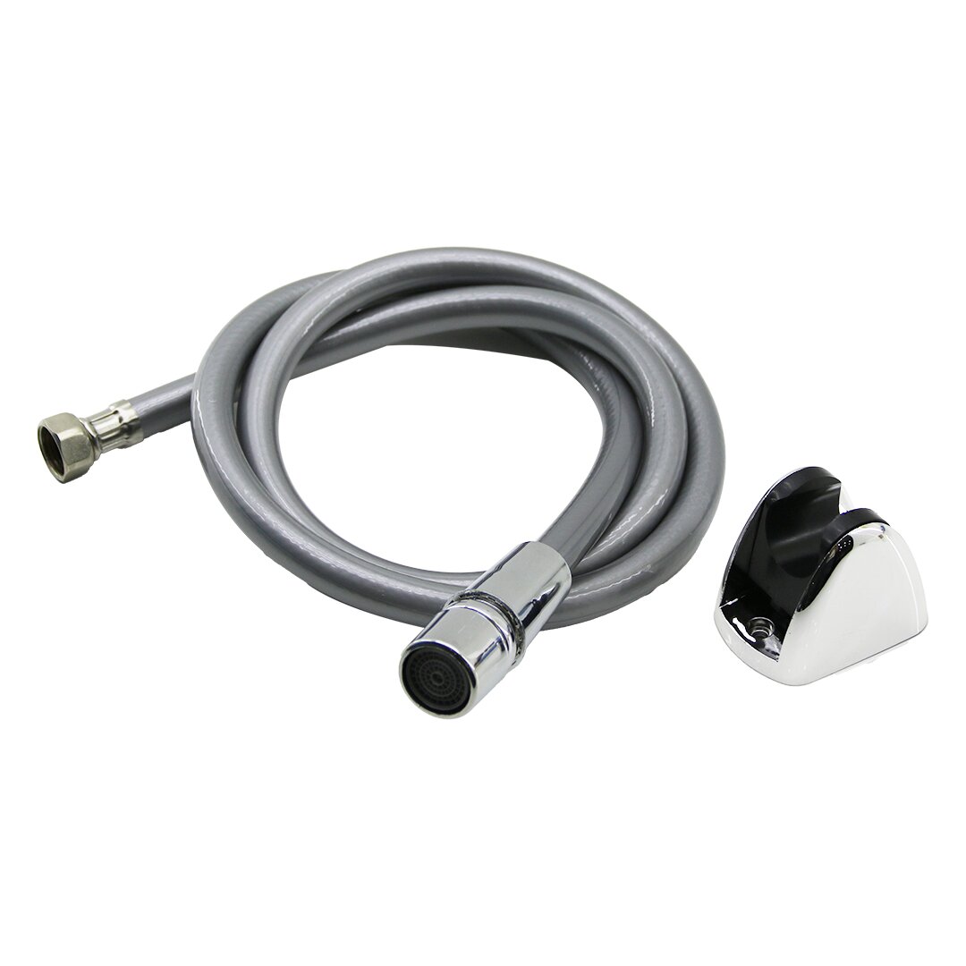 GRİ PLASTİK PERLATÖRLÜ TAHARATMATİK HORTUM  120CM (5563)