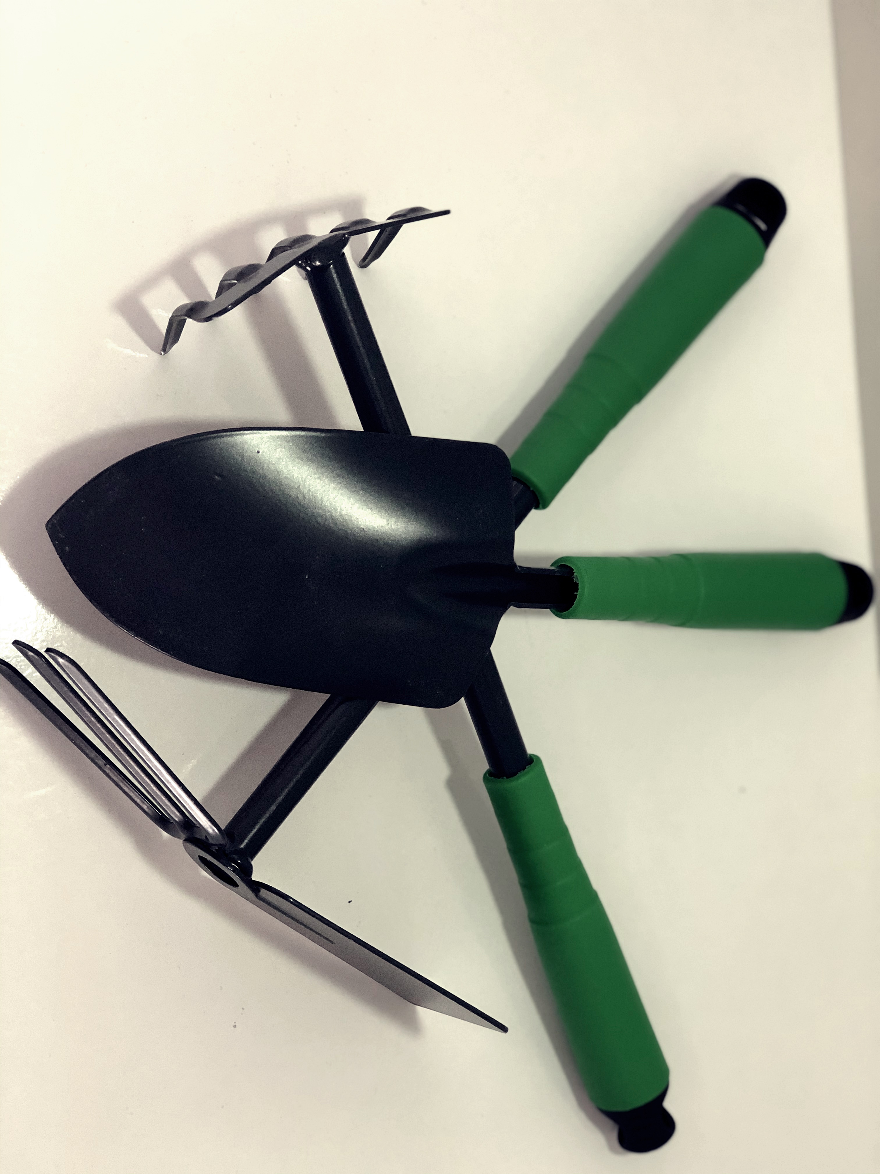 3-teiliges Gartenwerkzeug-Set - Hacke, Rechen, Spaten (5563) #2