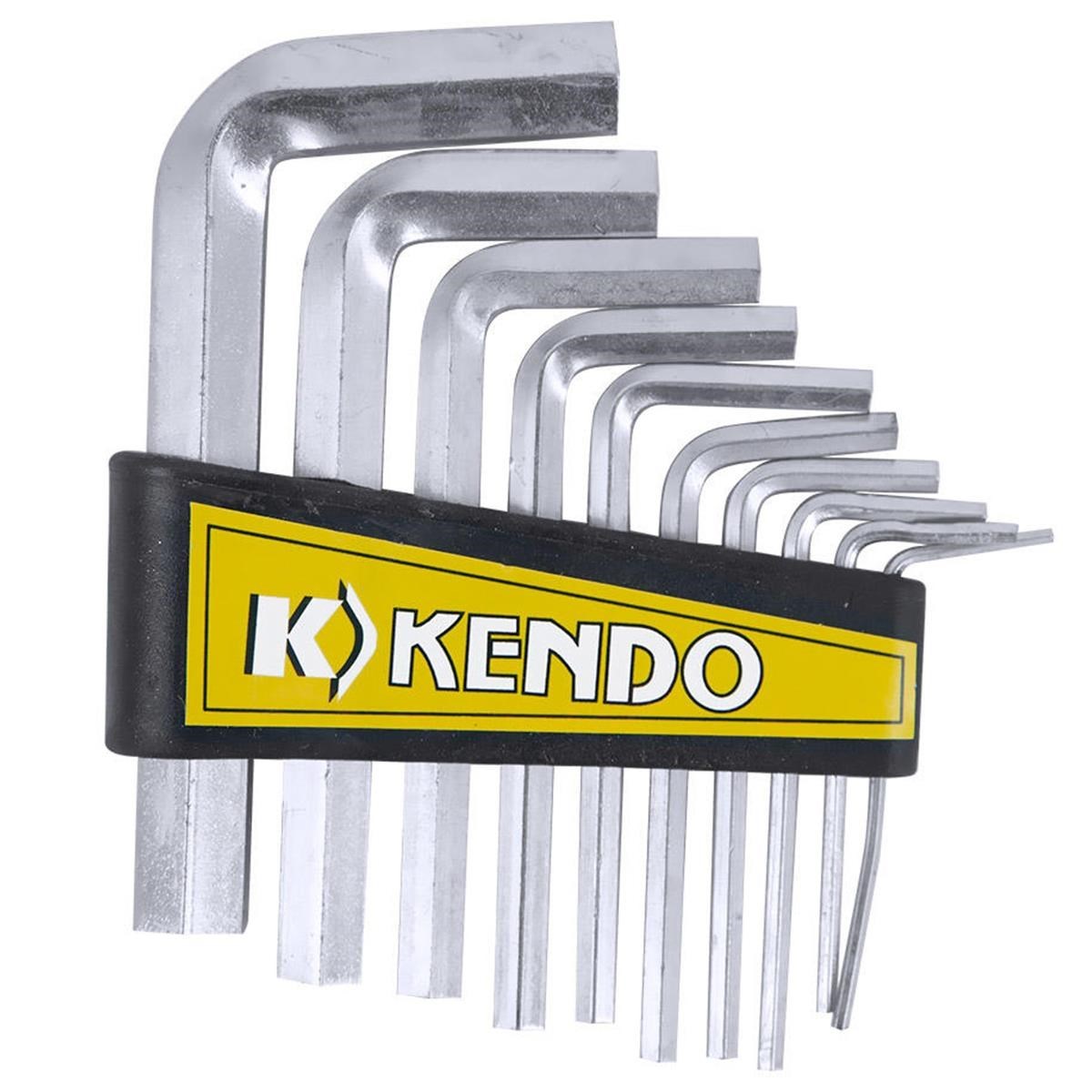 10 Parça Çelik Alyan Seti Kısa Düz Köşe Alyan Anahtar Takımı (5563) #2