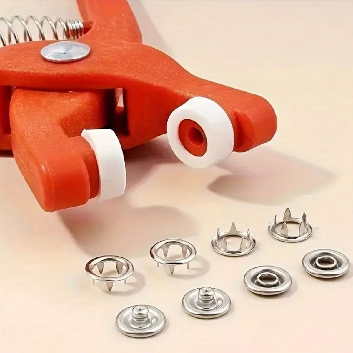 Kunststoff-Druckknopf-Zange – Druckknopf-Werkzeug für Kleidung, Babylätze und Textilien (5563) #3
