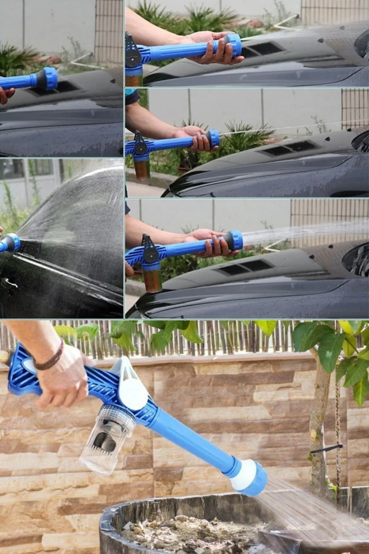 Hochdruck-Spritzpistole mit Waschmittelschacht für Autos und Gärten (5563) #2