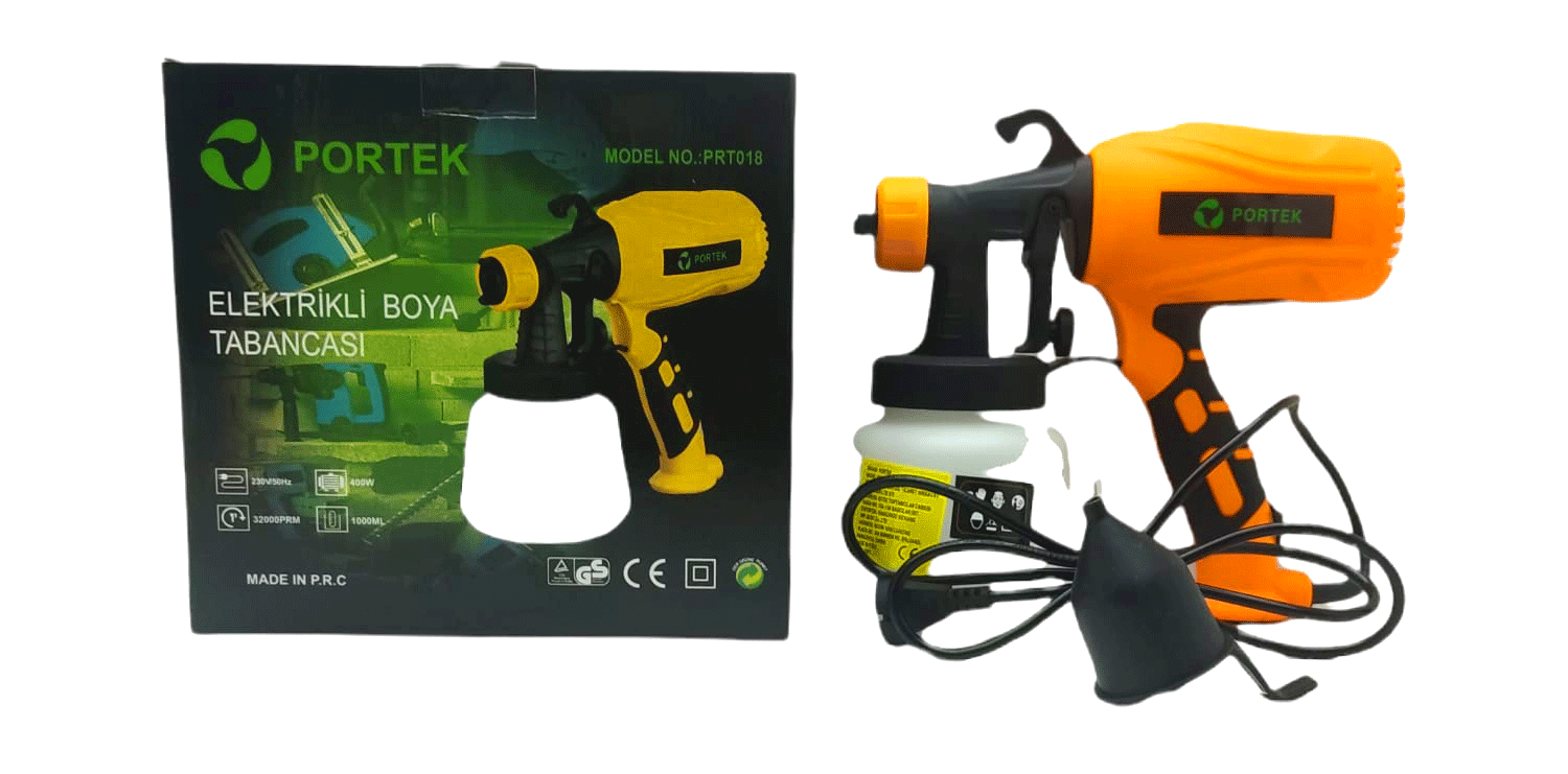 ELEKTRİKLİ BOYA TABANCASI 1000 ML.400W PRT-018 (5563)