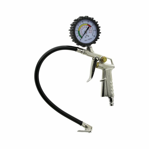 12 Bar Pressure Tire Inflation Gun with Gauge - 1/4 REKOR (5