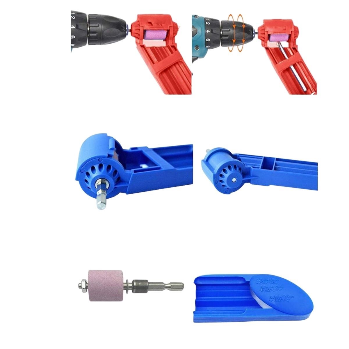 Portable Lightweight Drill Bit Sharpener - Easy to Use Drill Bit Sharpening Tool (5563) #3