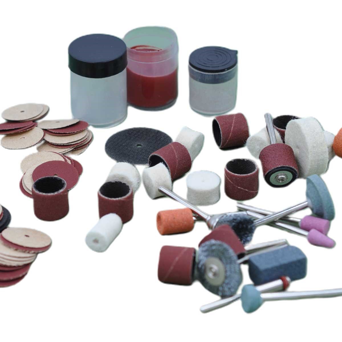 105 Parça Metal Zımpara Gravür Taşlama Oyma Seti Kalıpçı Tak