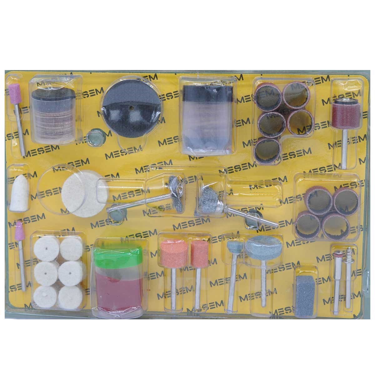 105 Parça Metal Zımpara Gravür Taşlama Oyma Seti Kalıpçı Takımı (5563) #5