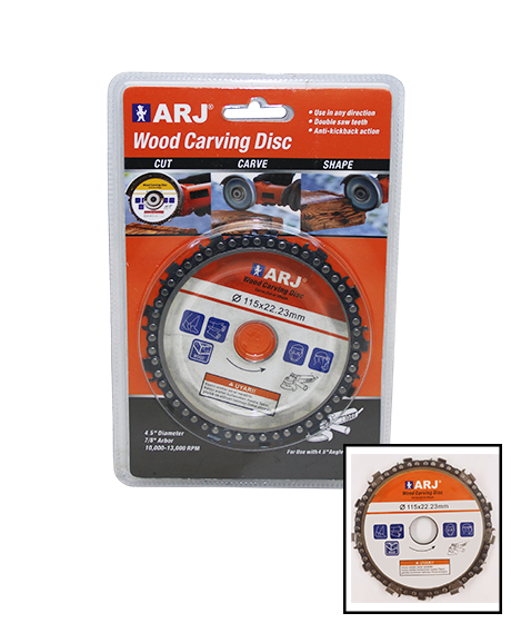 115X22.23MM Chained Wood Saw Blade Disk (5563)