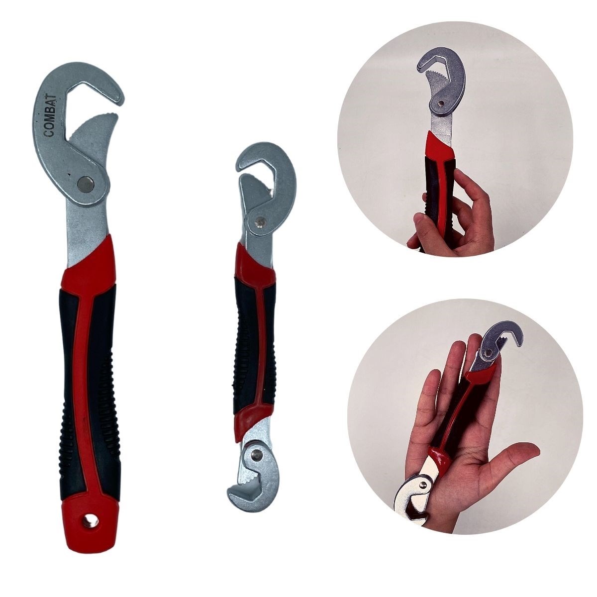 Multi-Function Ergonomic Adjustable Smart Wrench Set 2-Piece