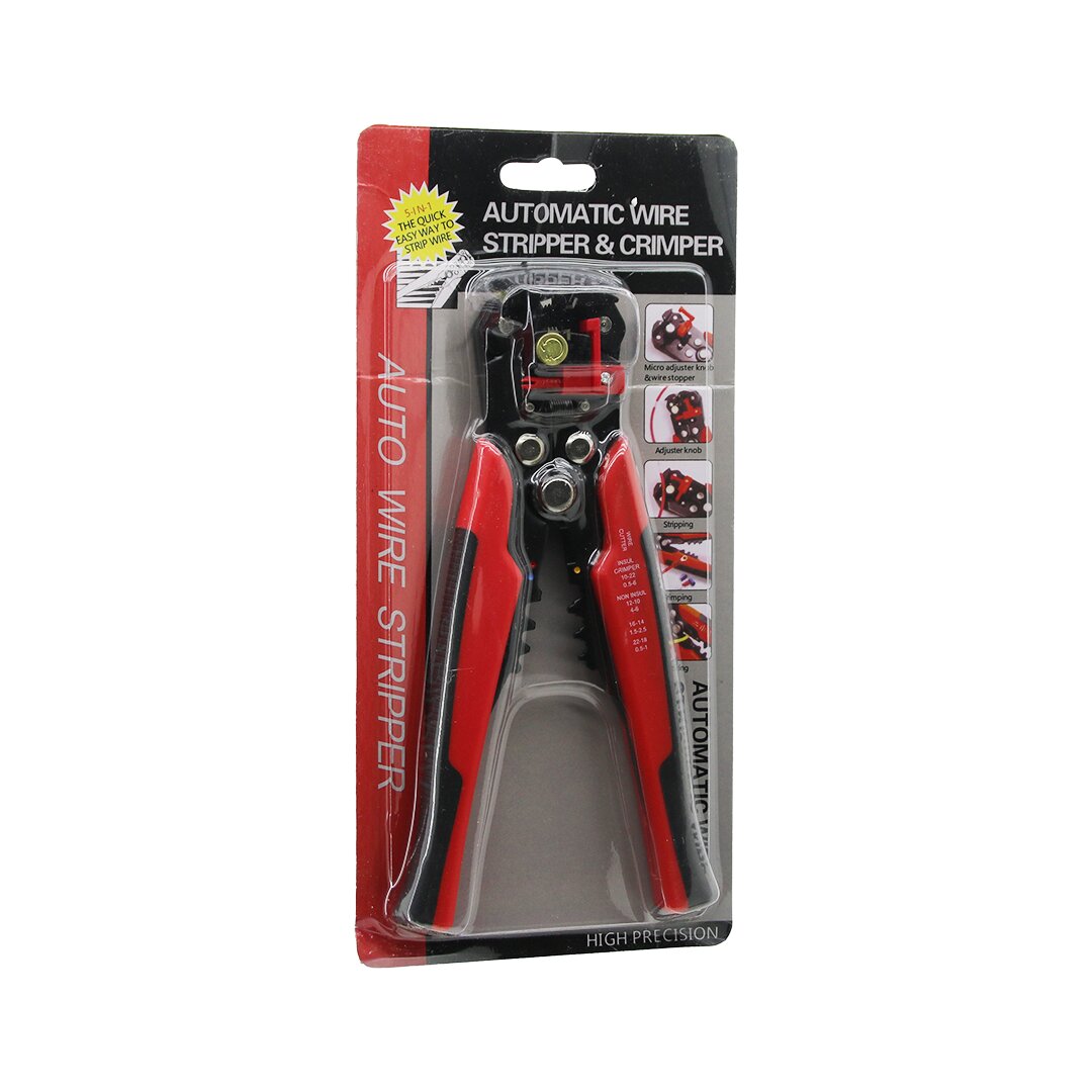 5-in-1 Wire Stripper - Cutter - Bender - Crimper - Stop Plie