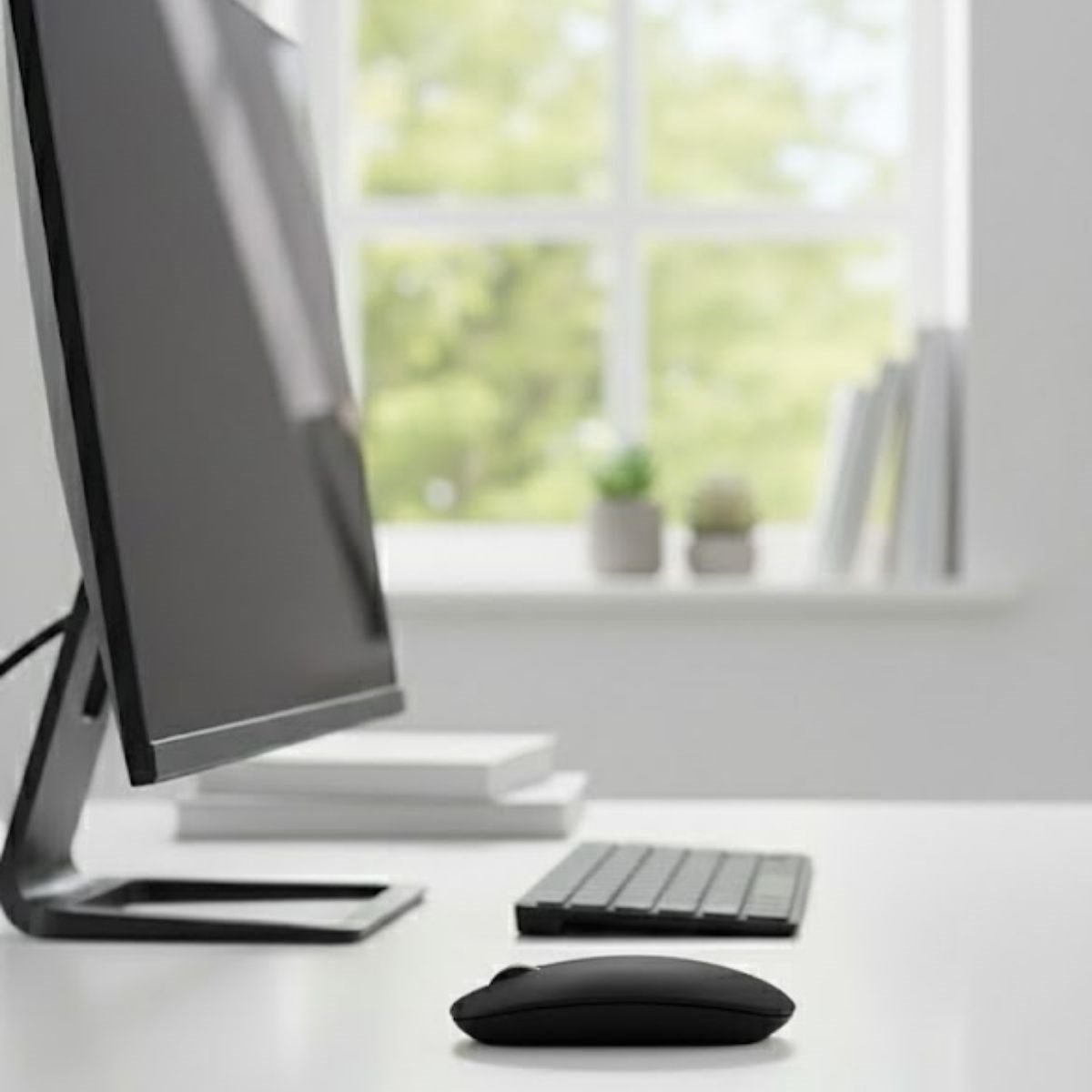 Siyah Renkli Ergonomik Sessiz Kablosuz Mouse – USB Alıcılı, Ofis ve Oyun İçin Konforlu Bilgisayar Faresi MS6310 (5563) #3