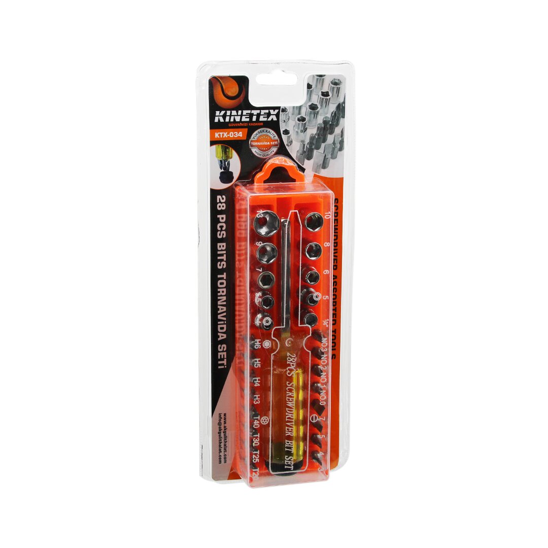28 PCS - Quick Change Screwdriver Bits Set (5563)