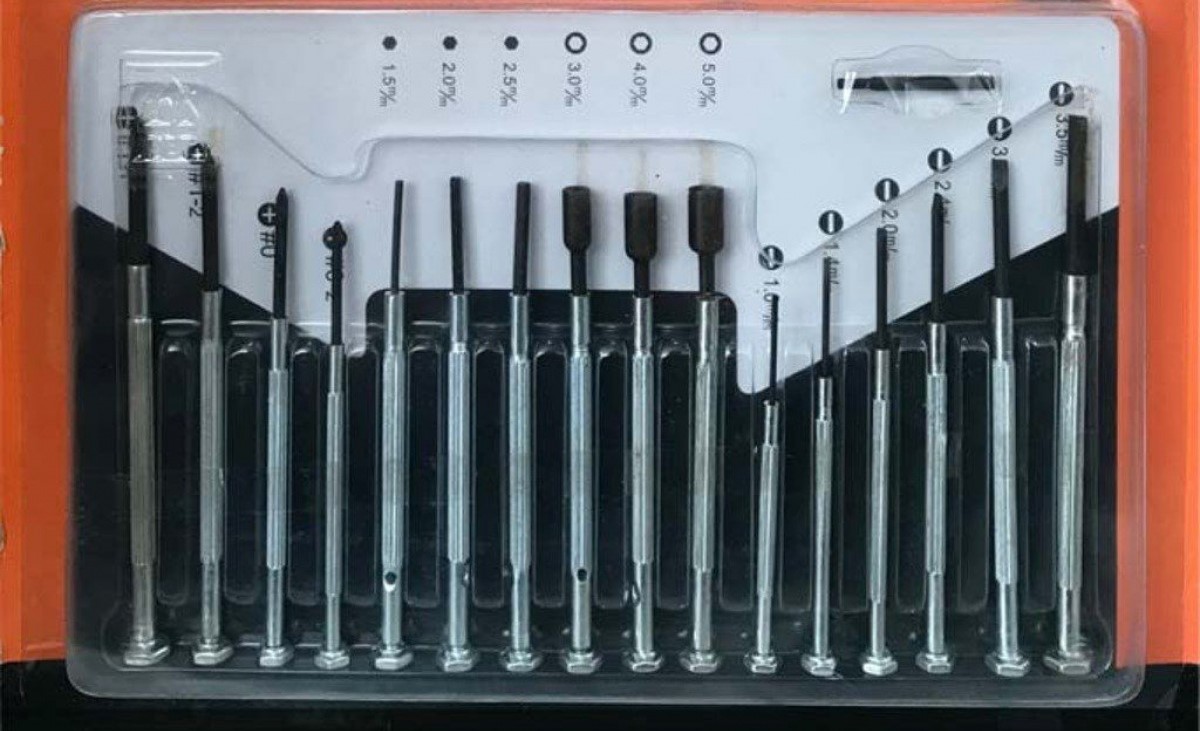 16-Piece Precision Screwdriver Set for Watchmakers & Technic