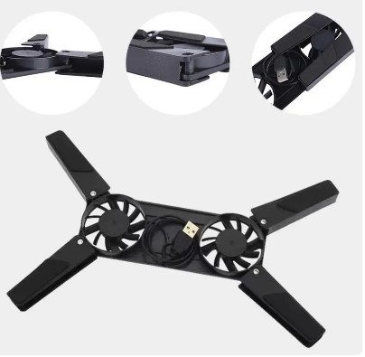 Faltbarer Laptop-Kühler mit 2 Lüftern (5563) #2