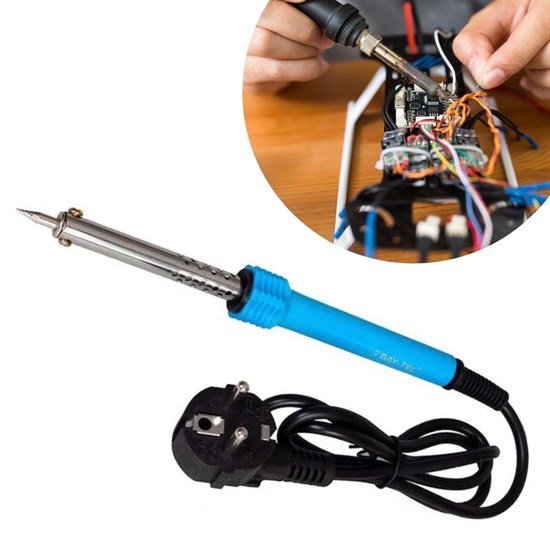 40W Electric Rotating Tip Soldering Iron Pen with Plastic Ha