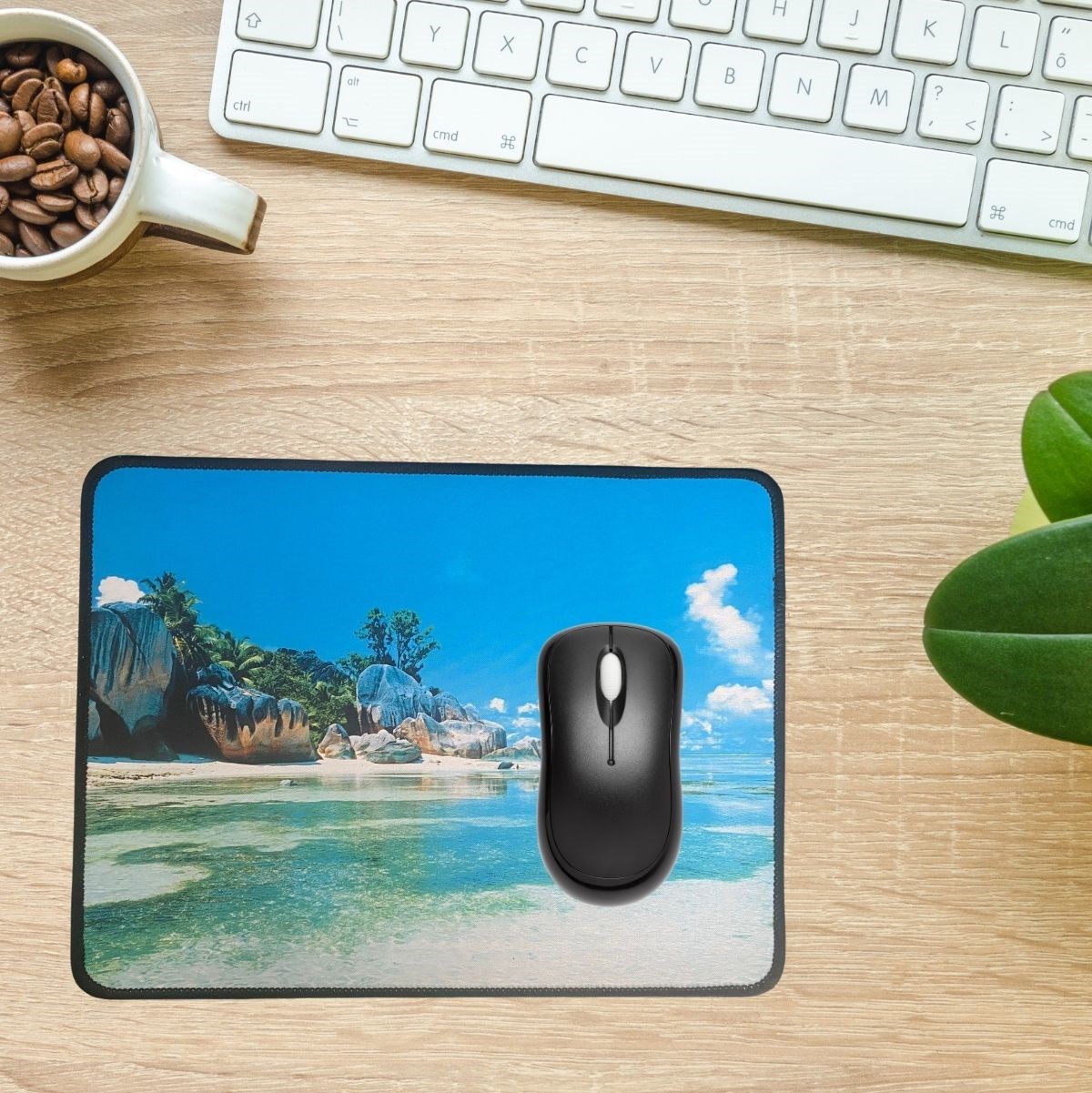 25x32 cm Small Mouse Pad Island Landscape (5563)