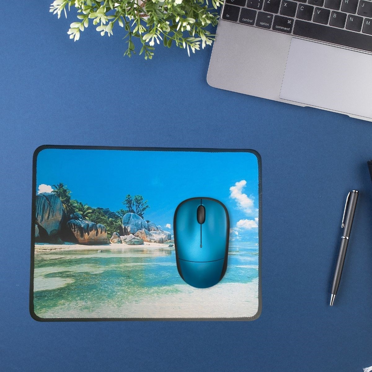 25x32 cm Small Mouse Pad Island Landscape (5563) #3