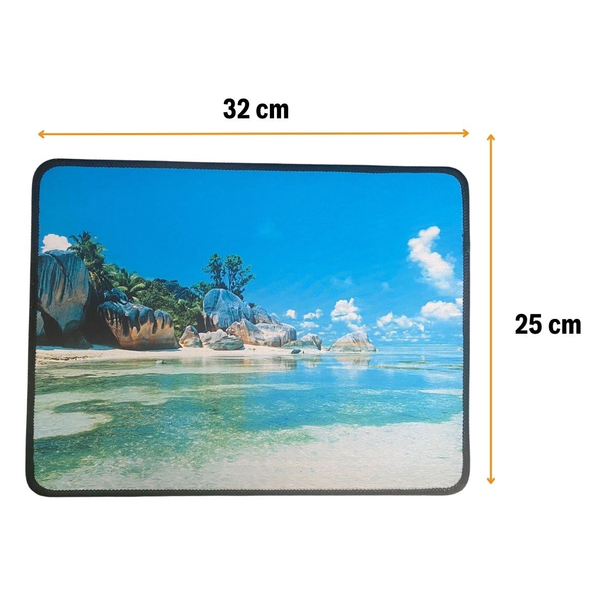 25x32 cm Small Mouse Pad Island Landscape (5563) #5