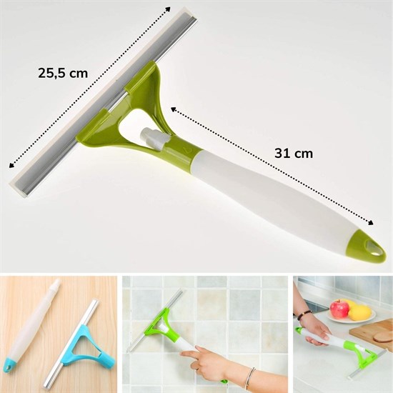 Practical Spray Glass Cleaner Window Mirror Counter Shower Wiper (5563) #5