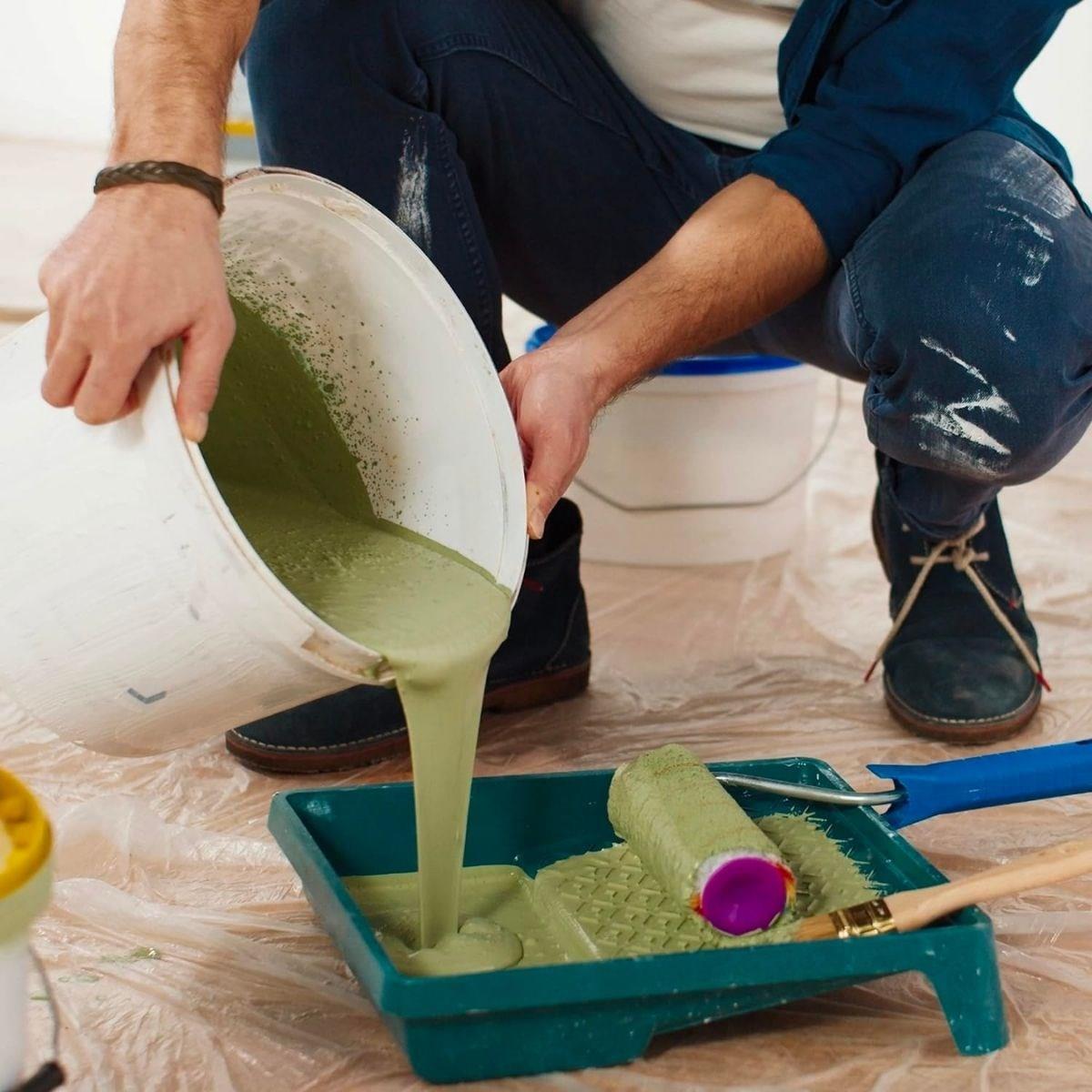 Boya Badana Eşya Koruma Hışır Örtüsü 280cm x 15 mt  Yapışkanlı Hışır Örtü (5563) #4