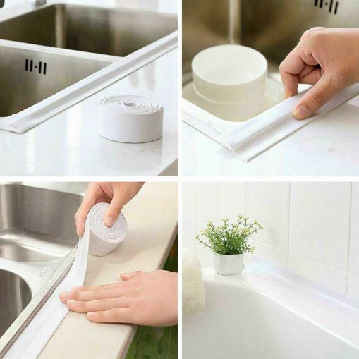 BEYAZ Su Sızdırmaz Lavabo Kenar Bandı (3.2m) (5563) #5