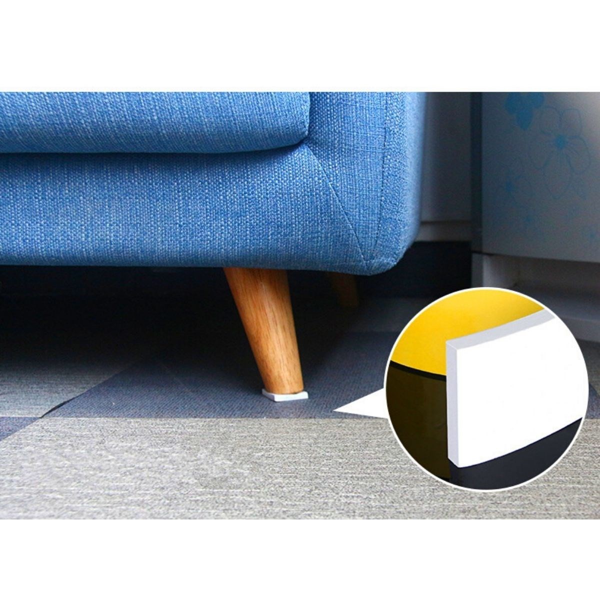 Weißes doppelseitiges Schaumstoff-Montageband für alle Oberflächen (5563) #5