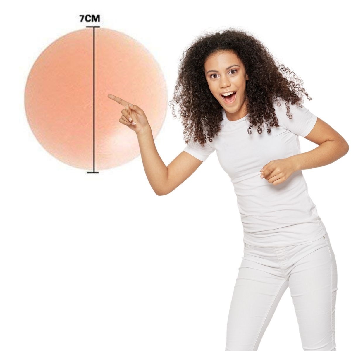 Silikon Göğüs Ucu Kapatıcı Gizleyici Bant Aparat (5563) #2