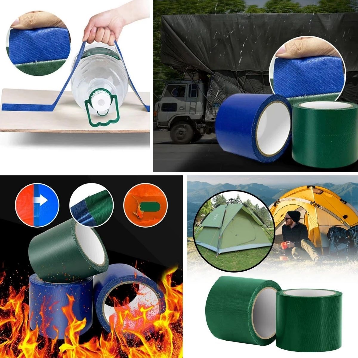 5cm x 5m Adhesive Repair Tape for Tent, Awning & Hose (5563) #3