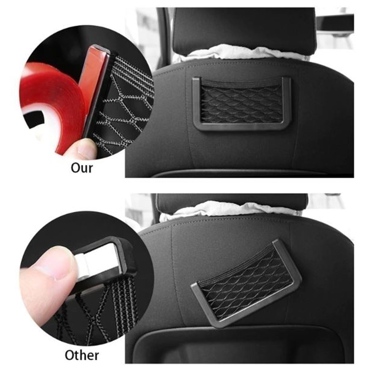 2 Metre Güçlü Yapışkanlı Çift Taraflı Slikon Pratik Şeffaf Bant (5563) #5