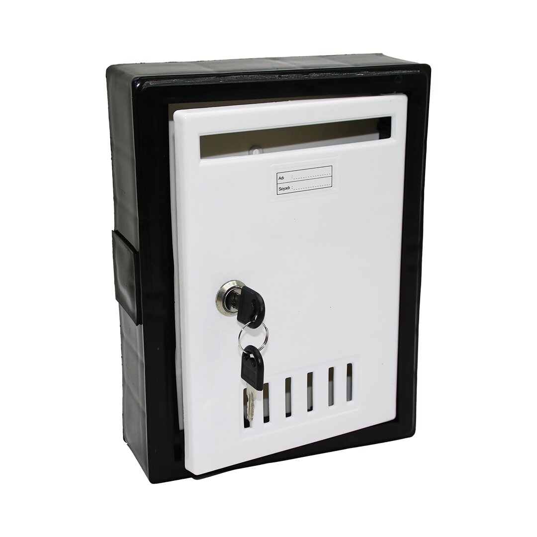 PLASTİK SİYAH POSTA KUTUSU (5563)