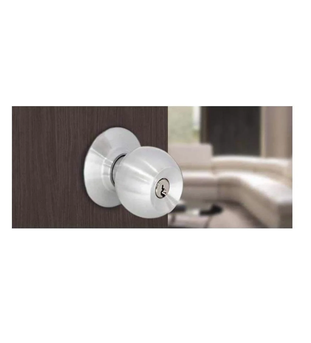 Topuzlu Kapı Kolu Kilidi Giriş Otel Tipi (5563) #5