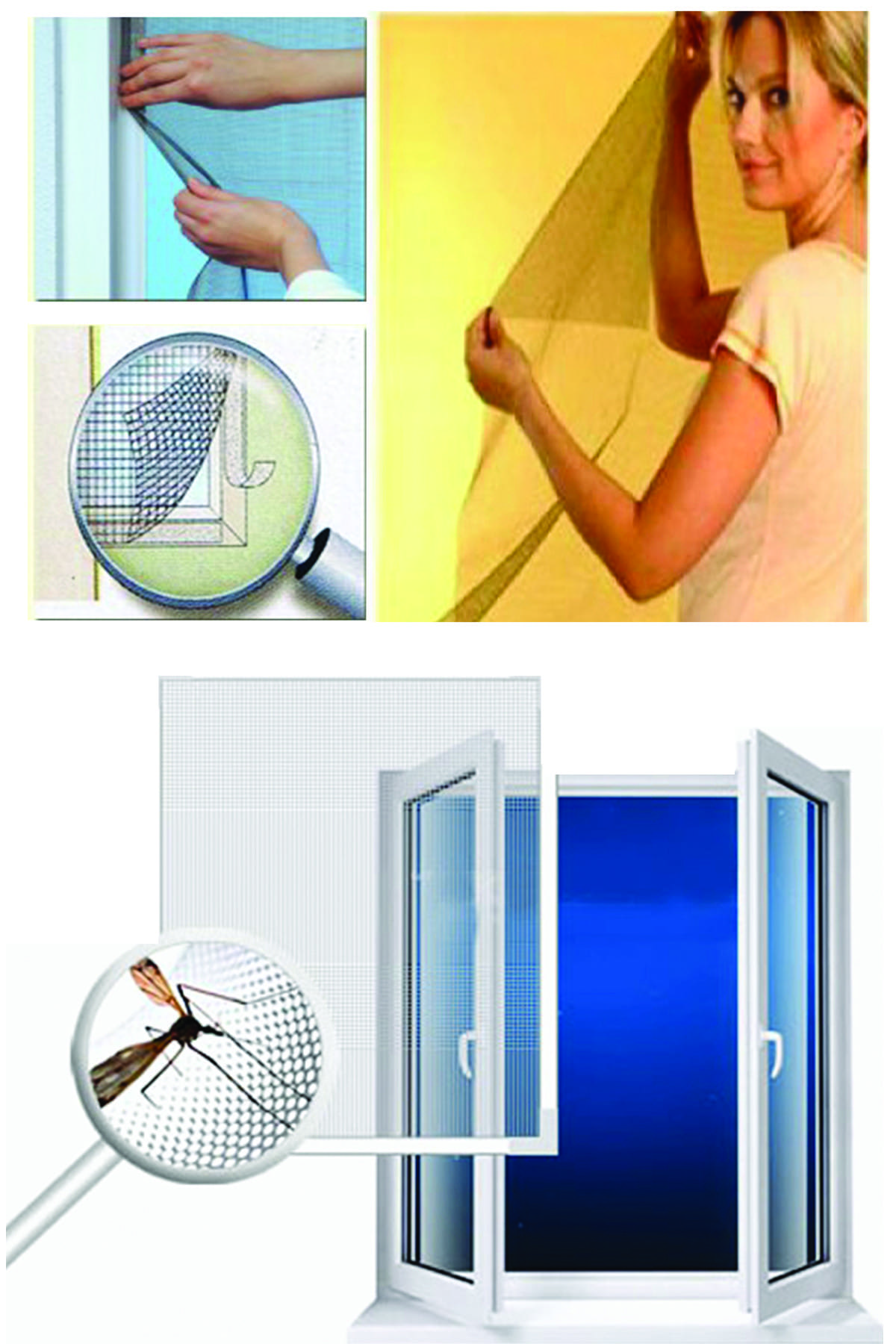 Pencere Cam Sinekliği ( 150 cm x 100 cm. ) (5563)