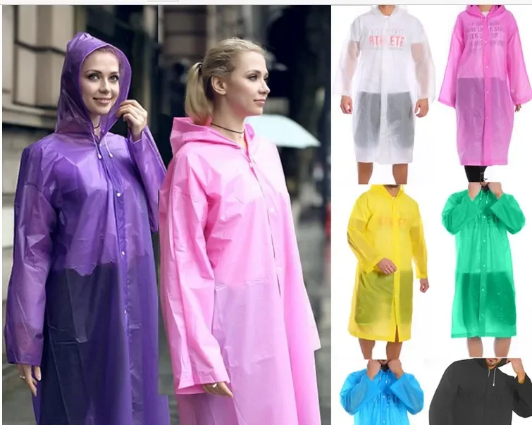 Kadın Erkek Yağmurluk Kapüşonlu Çıtçıtlı Eva Raincoat (5563) #3