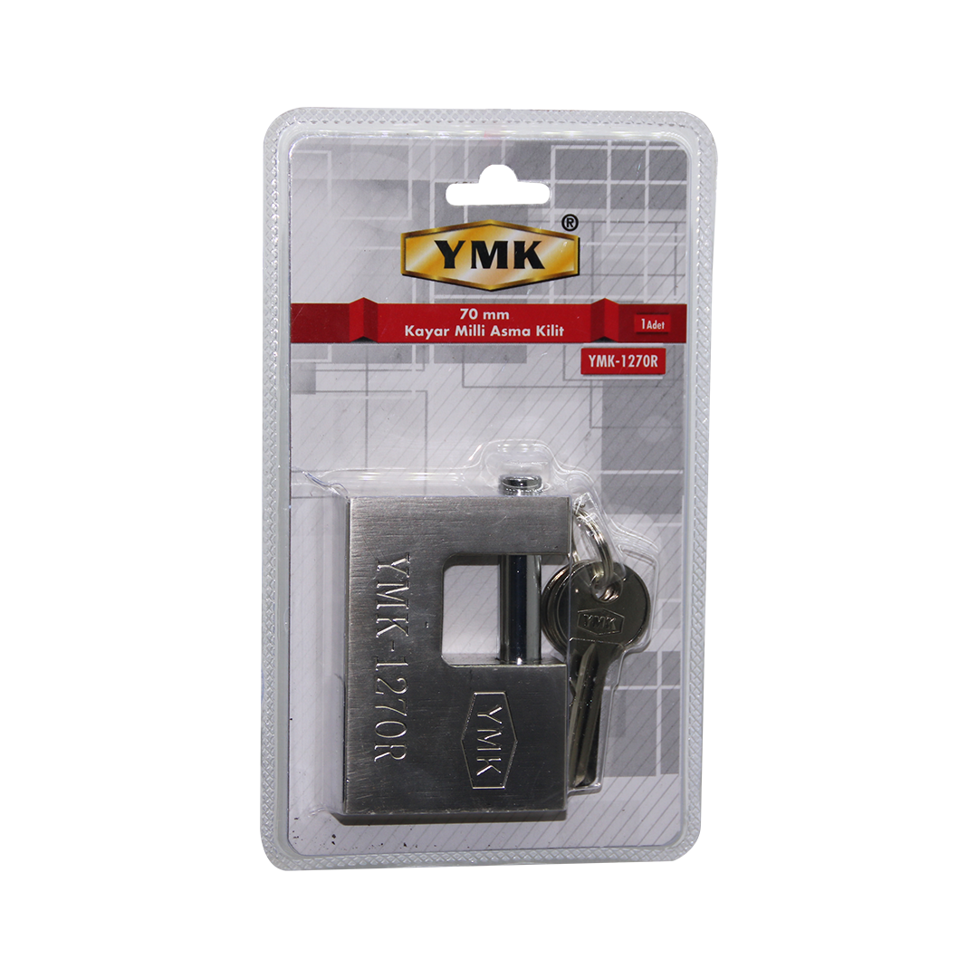 70MM GRİ KAYAR MİLLİ ASMA KİLİT (5563)