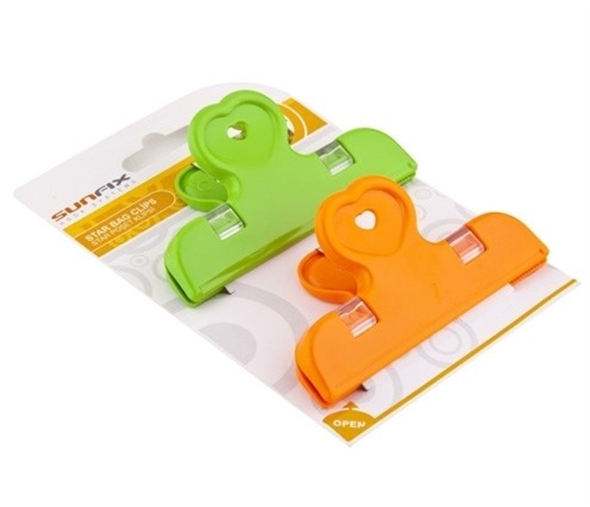 2'li Pratik Torba Paket Ve Poşet Kapatıcı Kilitli Klips