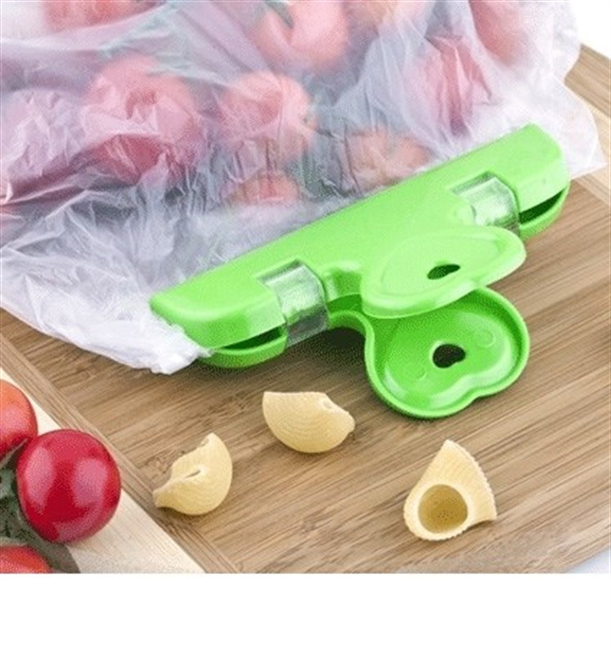 2'li Pratik Torba Paket Ve Poşet Kapatıcı Kilitli Klips Mandal (5563) #3