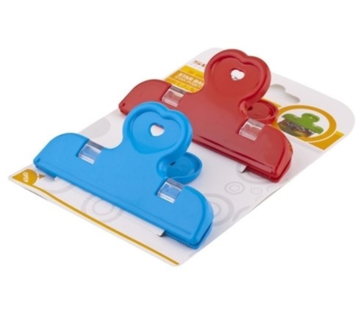 2'li Pratik Torba Paket Ve Poşet Kapatıcı Kilitli Klips Mandal (5563) #5