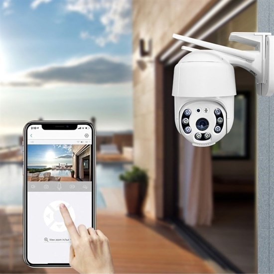 2.0 MP HD Objektiv Indoor/Outdoor wasserdichte IP WiFi Netzwerk Sicherheitskamera (5563) #3