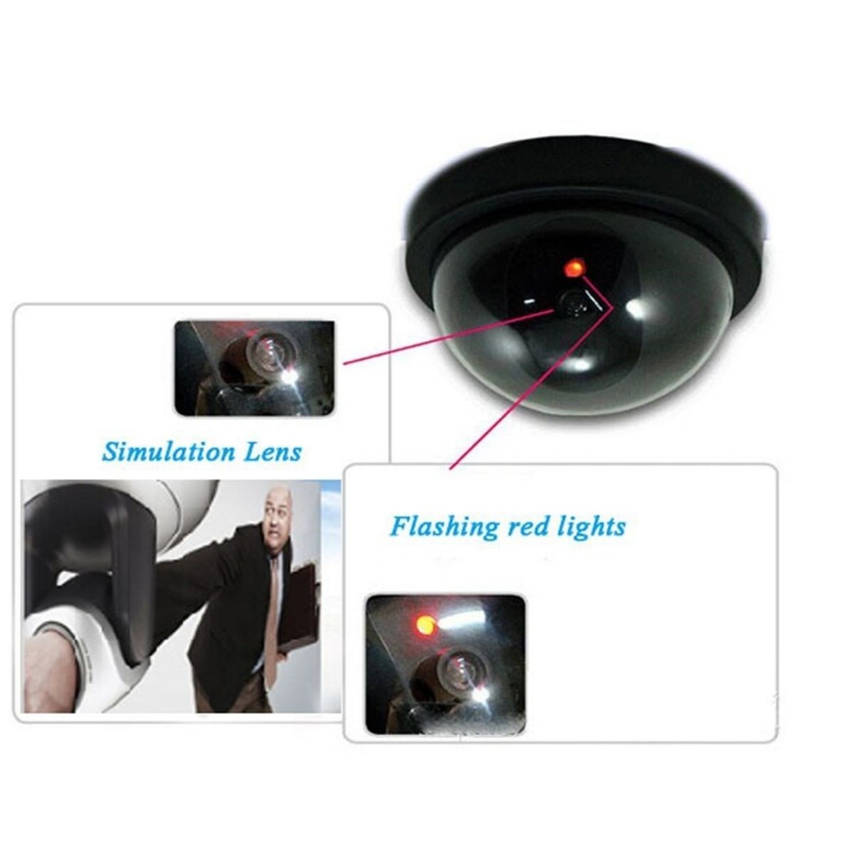 Gerçek Görünümlü Maket Güvenlik Kamerası (5563) #5