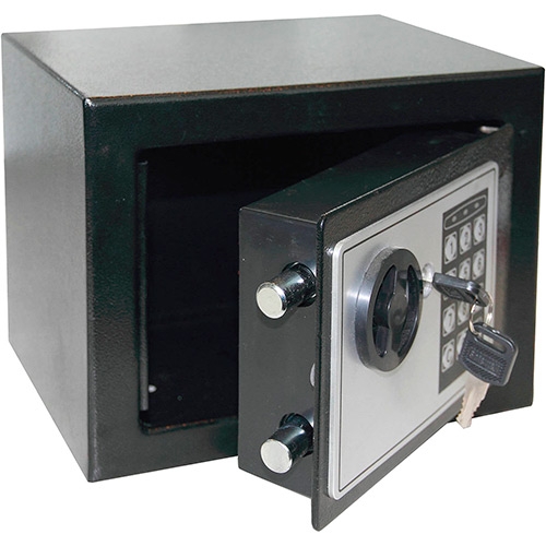 Elektronik Para Kasası Şifreli Anahtarlı Otel Tipi Kasa (5563) #3