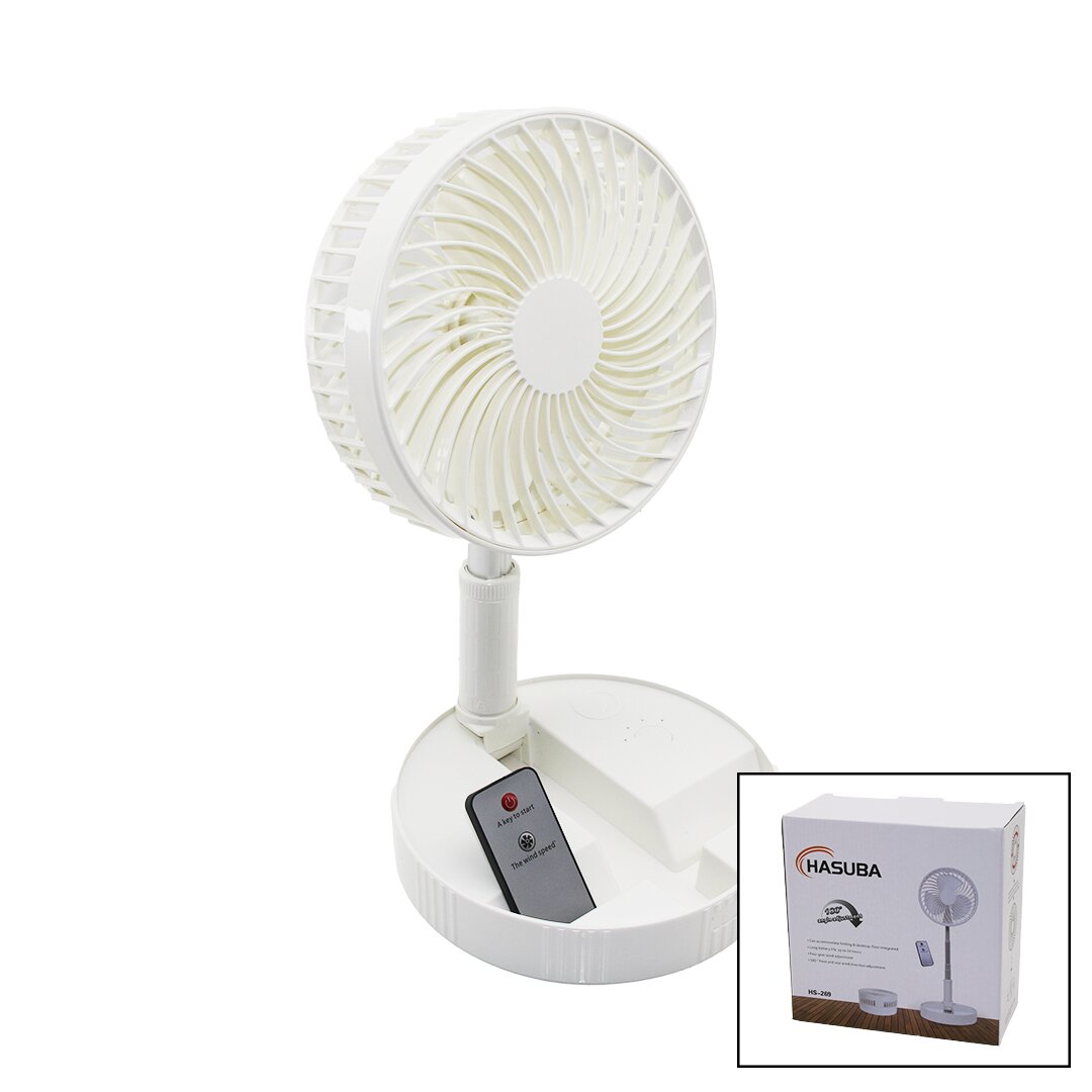 KUMANDALI MİNİ FAN M.ÜSTÜ VANTİLATÖR KATLANIR FAN=19.7CM - UZAYAN AYAK=35-102CM TELEFONLUKLU USB ŞARJ (5563)