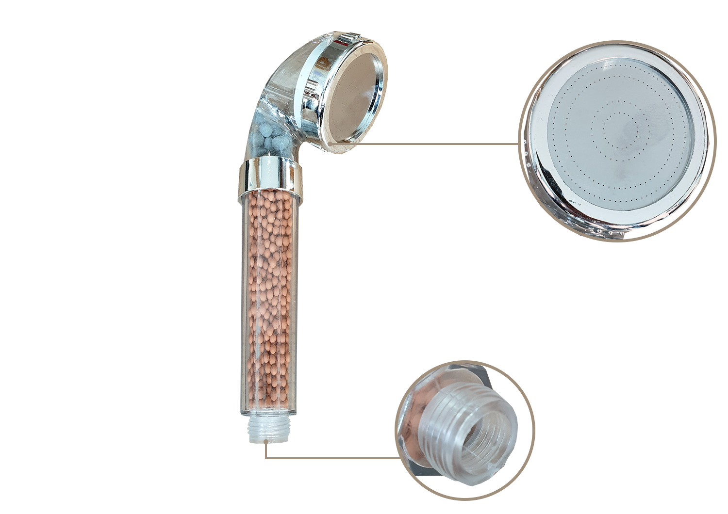 Su Arıtmalı Duş Başlığı Tasarruflu Kokulu Banyo Duş Başlığı (5563) #4